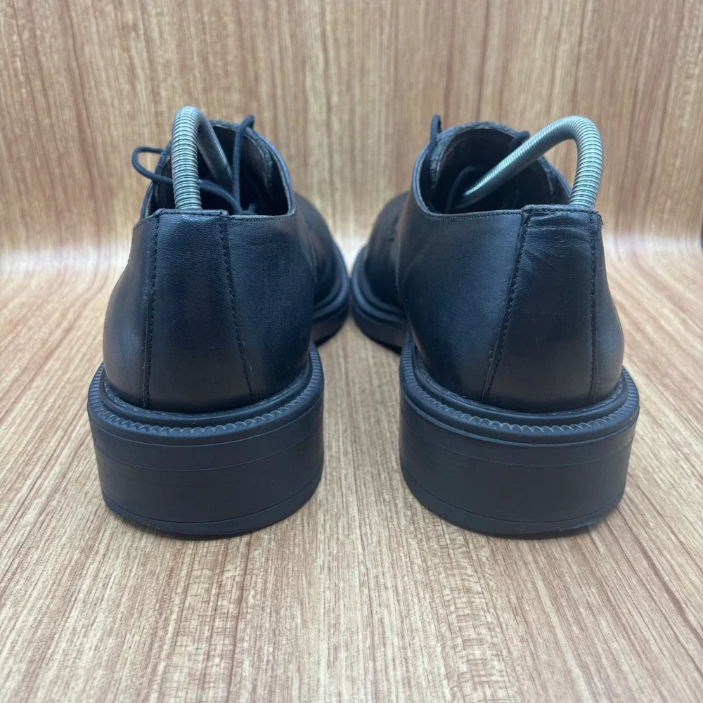 Bed Stu 90's Leather Oxford‎ Shoes Mens Black Size 10 Chunky Derby Lace Up